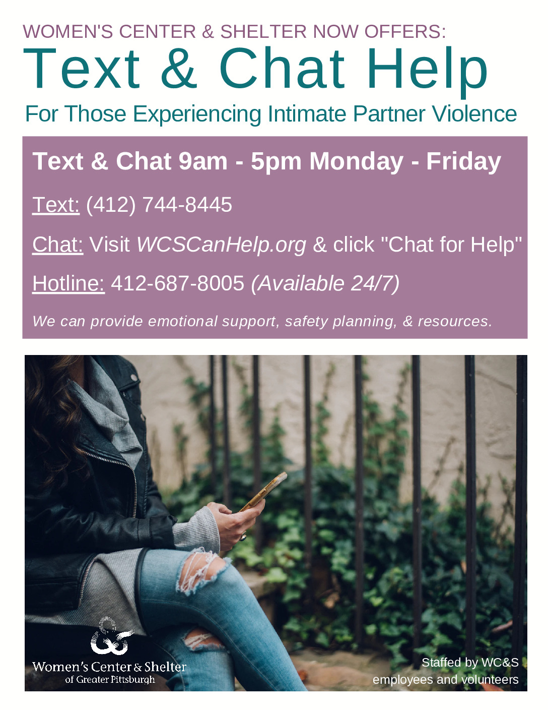 Text & Chat Flyer