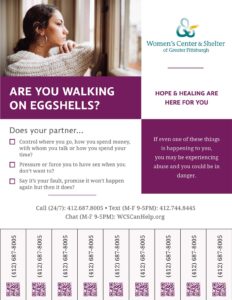 Walking on Eggshells flyer